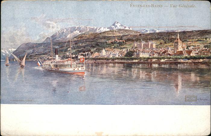 Evian-les-Bains Haute Savoie vue generale