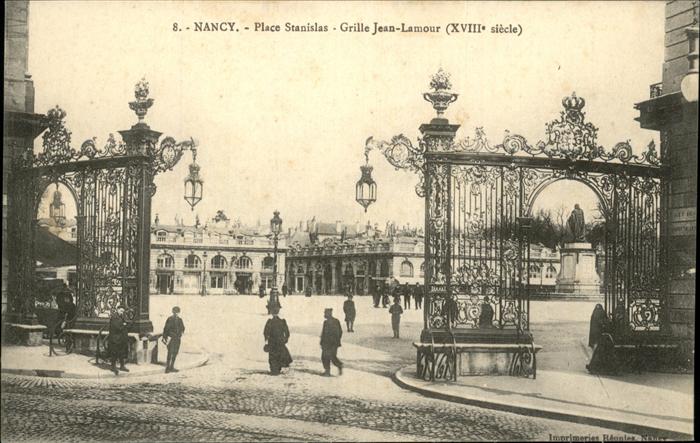 Nancy Lothringen Place Stanislas Grille Jean-Lamour