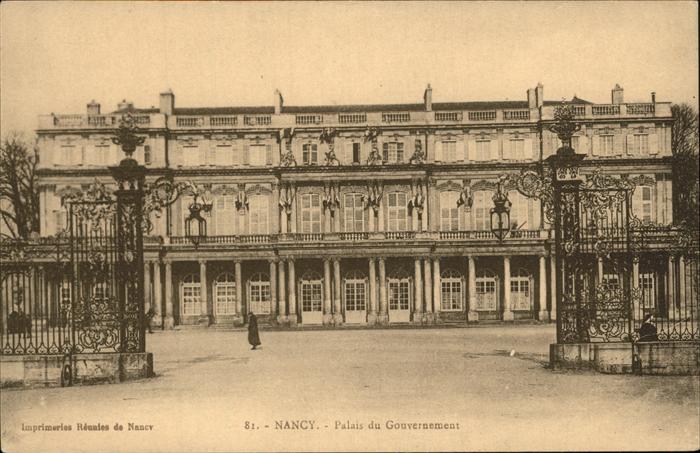 Nancy Lothringen Palais du Gouvernement