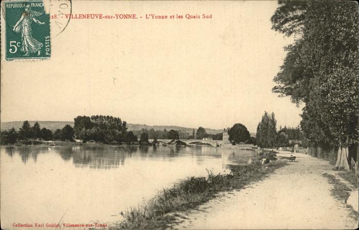 Villeneuve-sur-Yonne l'Yonne les Quais Sud