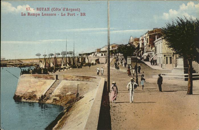 Royan 17 la Rampe Lessore le Port