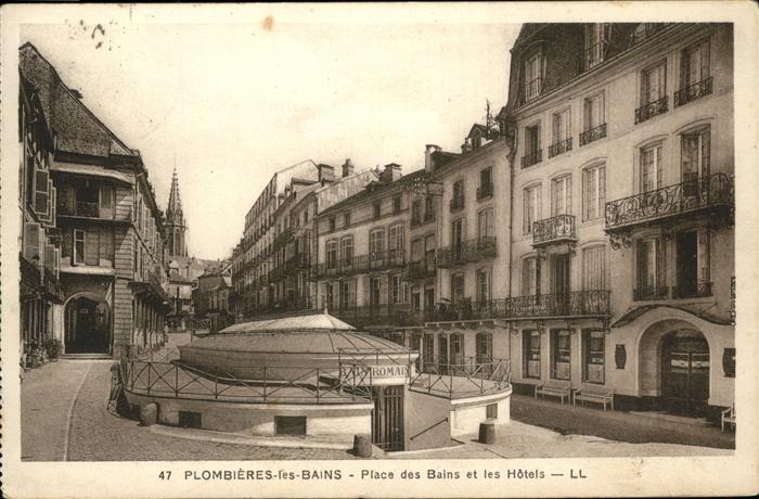 Plombieres-les-Bains Vosges Place des Bains