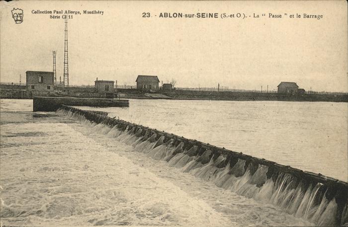 Ablon-sur-Seine la Passe le Barrage