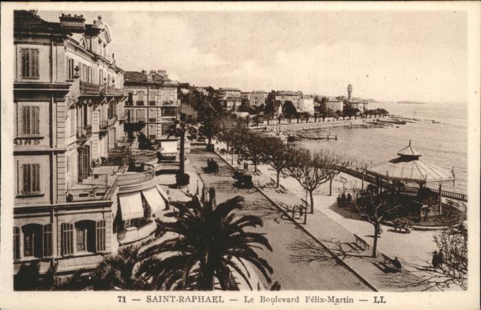 Saint-Raphael Var Le Boulevard Felix-Martin