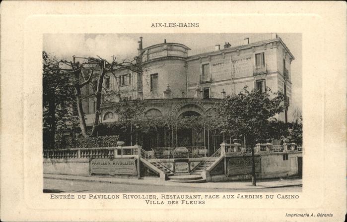 Aix-les-Bains Pavillon Rivollier