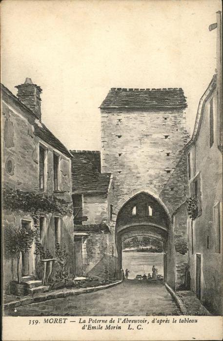 Moret-sur-Loing La poterne de l'Abreuvoir
