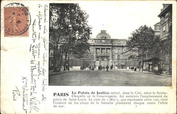 Paris le Palais de Justice