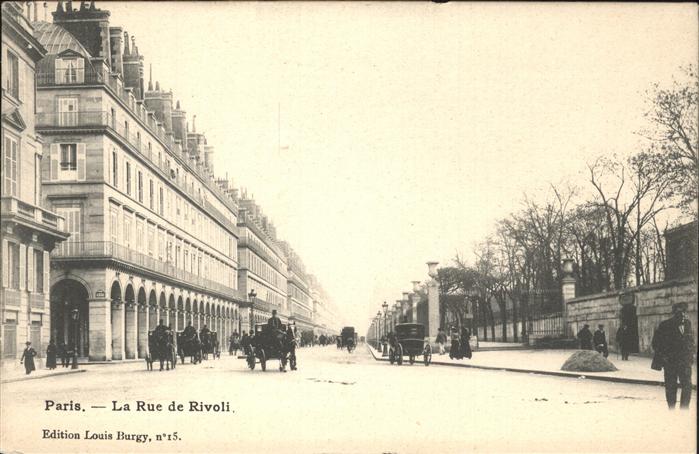 Paris La rue de Rivoli