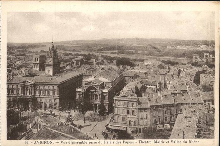 Avignon Vaucluse vue d_ensemble