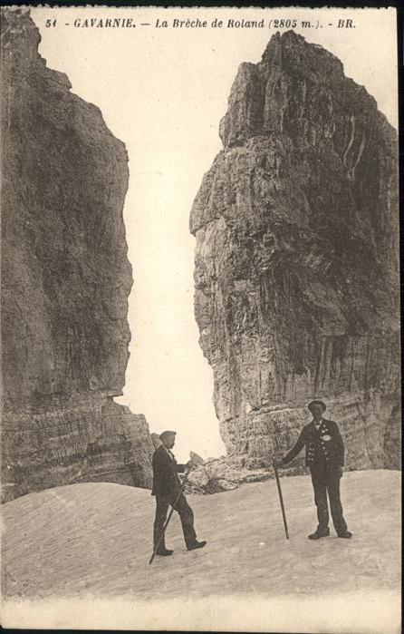 Gavarnie Hautes Pyrenees La Breche de Roland