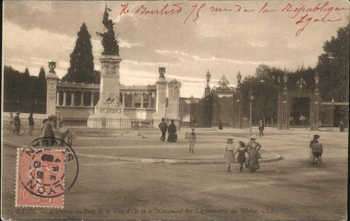 Lyon France Monument des Legionnaires du Rhone