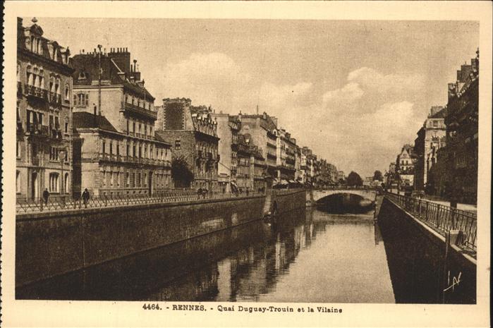 Rennes Ille-et-Vilaine Quai Duguay-Trouin