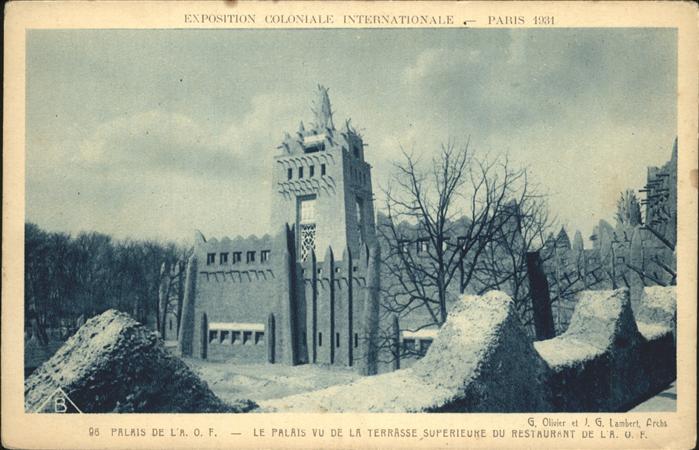 Paris Palais de l'A. O.F.