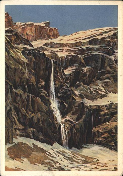 Gavarnie Hautes Pyrenees La Cascade