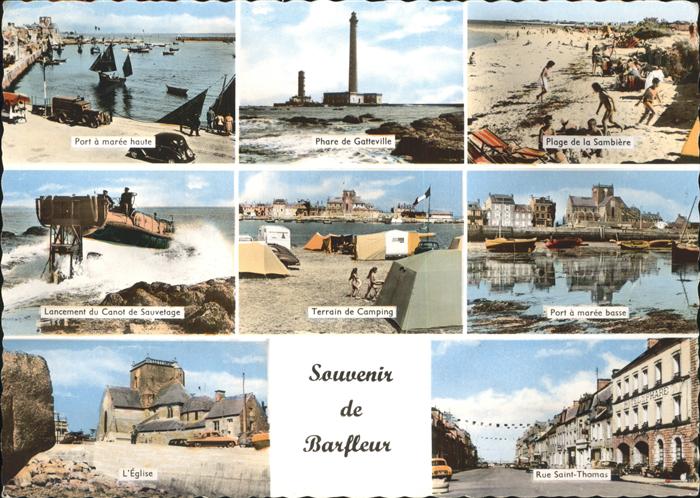 Barfleur Manche Phare de Gatteville Plage l'Eglise Port