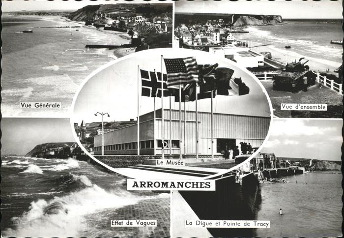 Arromanches-les-Bains La Digue Effet de Vagues Le Musee