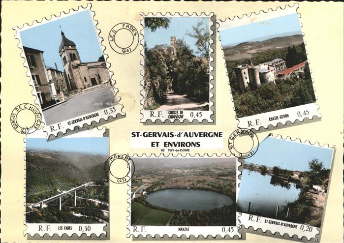 Saint-Gervais-d Auvergne Les Fades Manzat Chatel Guyon