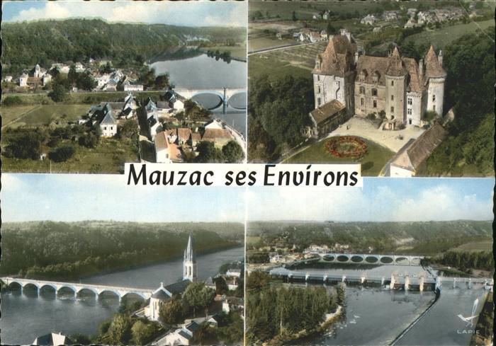 Mauzac Lanquais Le Chateau laLiande L'Eglise