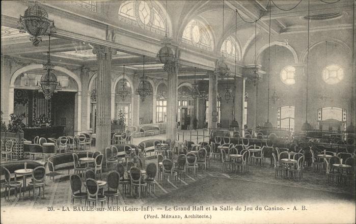 La Baule-sur-Mer Le Grand Hall la Salle de Jeu du Casino