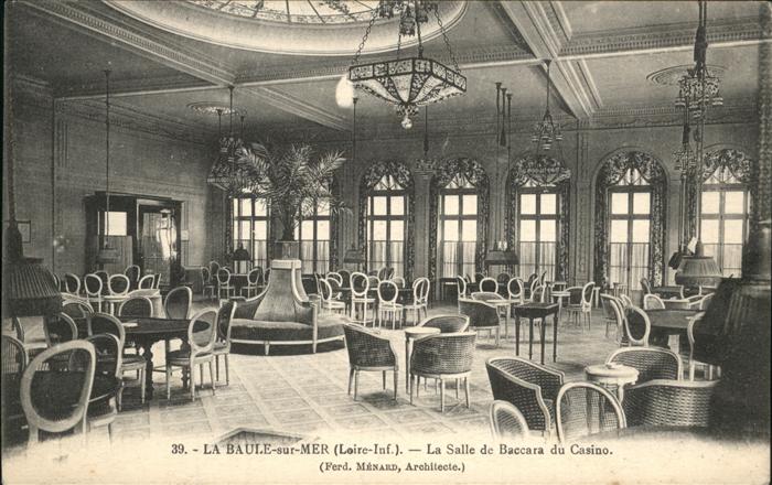 La Baule-sur-Mer La Salle de Baccara du Casino
