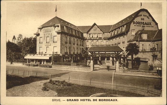 Brive-la-Gaillarde Grand Hotel de Bordeaux