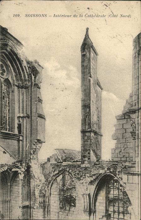 Soissons Aisne la Cathedrale