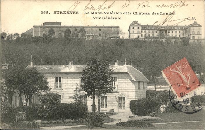 Suresnes Le Mont-Valerien le Chateau des Landes