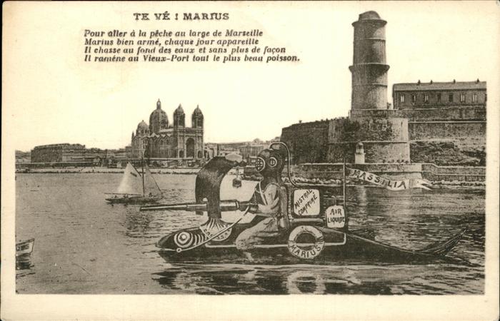 Marseille Bouches-du-Rhone Marius