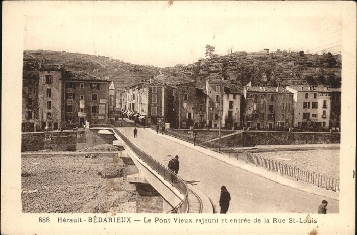 Bedarieux le Pont Vieux rajeuni