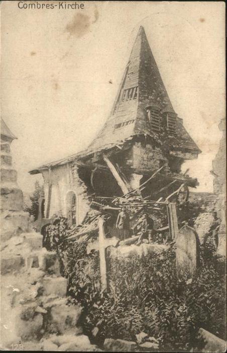 Combres Eure-et-Loir Kirche zerstört