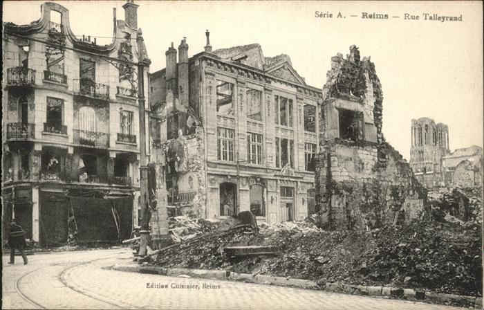 Reims Champagne Ardenne rue Talleyrand