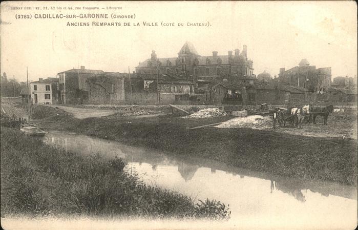 Cadillac sur Garonne Anciens Remparts de la ville