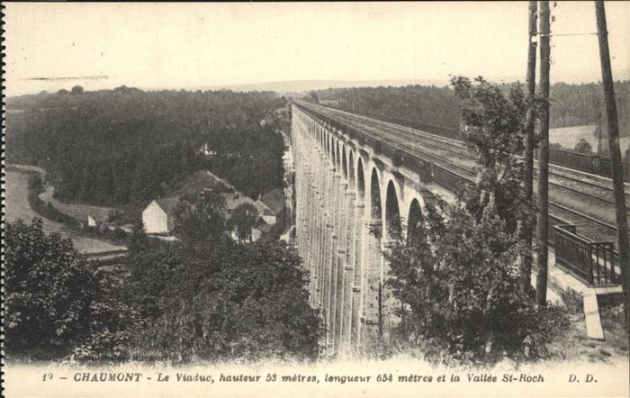 Chaumont 52 Viaduc Vallee St. Roch