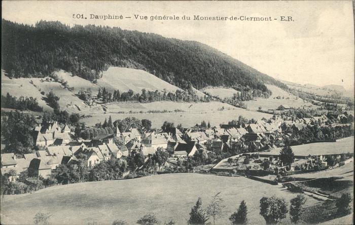 Dauphine Vue generale du Monestier de Clermont