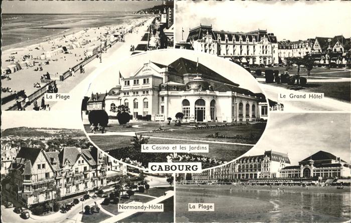 Cabourg Plage Grand Hotel Casino et les Jardins