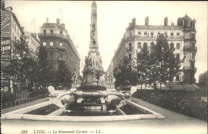 Lyon France Le Monument Carnot