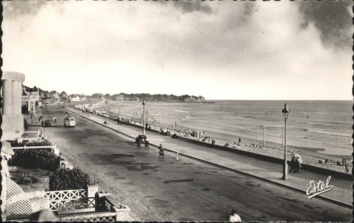 Pornichet Boulevard des Oceanides et la plage