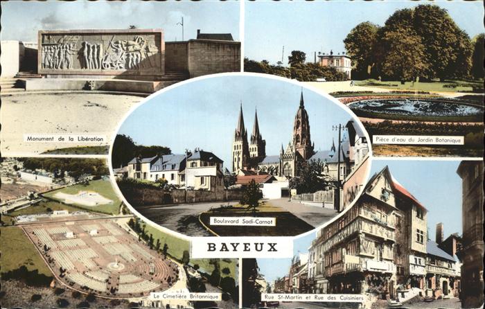 Bayeux Monument de Liberation Cimetiere Jardin