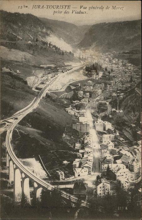 Morez Vue prise des viaducs