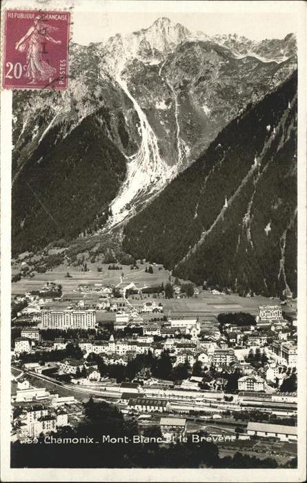 Chamonix Panorama avec Mont Blanc et Brevent