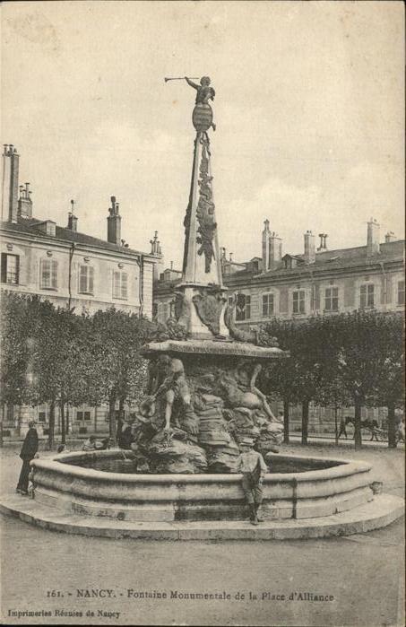 Nancy Lothringen Fontaine Monumentale de la Place d_Alli