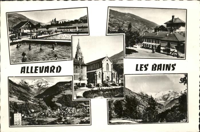 Allevard les Bains Isere Piscine Etablissement Thermal Eglise Le