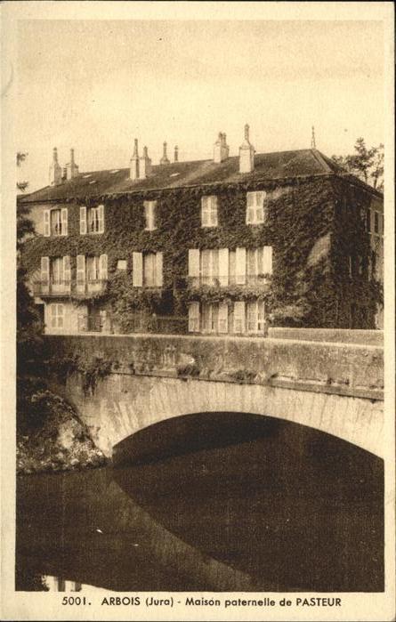 Arbois Maison paternelle de Pasteur pont