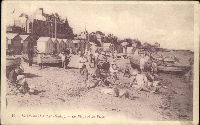 Lion-sur-Mer Plage et les Villas