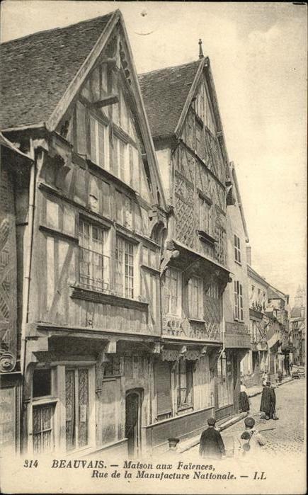 Beauvais 60 Maison aux Faiences Rue de la Manufactu