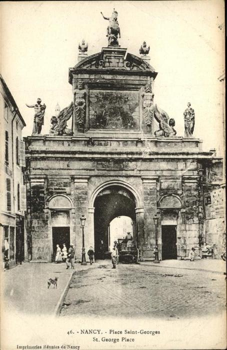 Nancy Lothringen Place Saint Georges sculpture