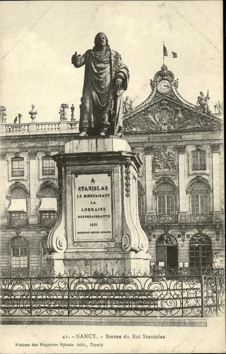 Nancy Lothringen Statue du Roi Stanislas Monument