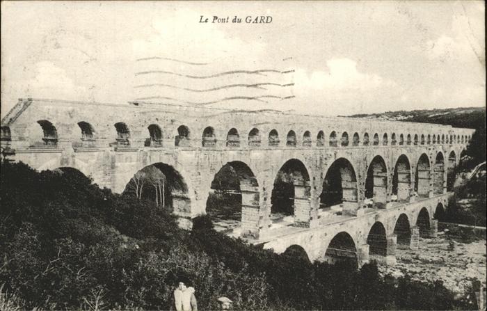 Vers-Pont-du-Gard Le Pont du Gard viaduc romain