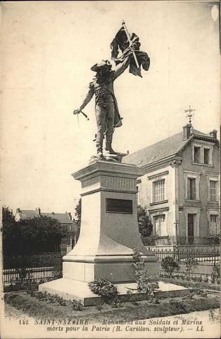 Saint-Nazaire Loire-Atlantique Monument aux Soldats et Marins sculpteu