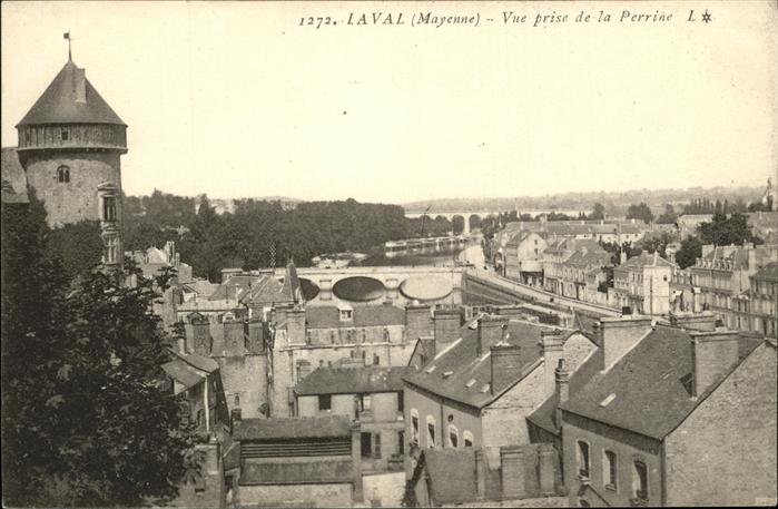 Laval Mayenne Vue prise de la Perrine tour
